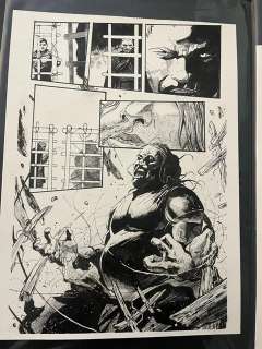 Continue Shopping | KNIGHTS VS SAMURAI #3 PAGE 19 FEDERICO MELE ORIGINAL ART | Scott’s Collectables