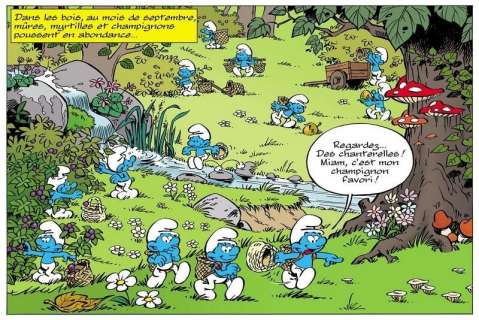 Peyo (Studios) - Toile unique Les Schtroumpfs | BDEnchères