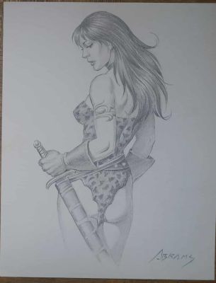 Paul Abrams - 1 Original drawing - Paul Abrams | Catawiki