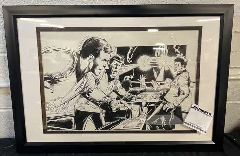 Neal Adams - Star Trek Peter Pan Records Album Art in Frame