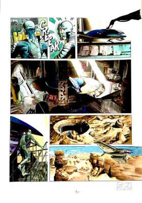 Evangelisti, Patrizio - 1 Original colour page - Termite Bianca | Catawiki