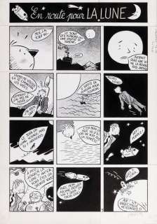 Stanislas | Le Galérien, planche n°9 à l’encre de Chine et… | Millon