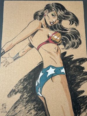 Meugniot, Will - 1 Original page - Wonder Woman - Wonderful Wonder Woman - 2016 | Catawiki