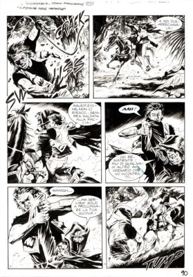 Dotti, Maurizio - 1 Original page - Dampyr #80 - "il signore delle maschere" - 2006 | Catawiki