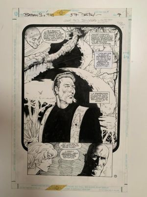 Dave Taylor, Stan Woch - 1 Original page - Batman - Shadow of the Bat, page 8 - half-splash (Poison Ivy and Floronic Man)