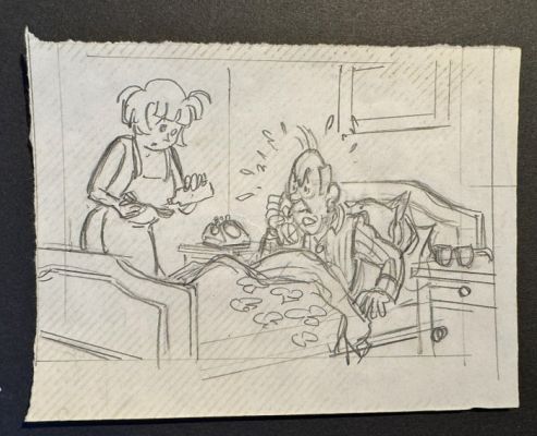 Pom - Original preliminary drawing - Piet Pienter en Bert Bibber - 1989 | Catawiki