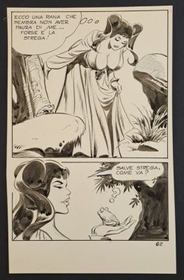 Frollo, Leone - 1 Original page - Biancaneve: La Punizione di Naga - 1973 | Catawiki