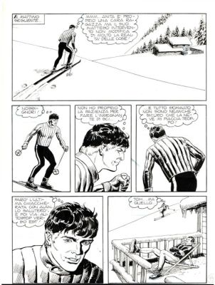 Diso, Roberto - 3 Original page - Mister No #73 - "Sangue sulla neve" - 1981 | Catawiki