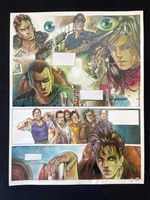 Frezzato, Massimiliano - 1 Original page - Margot queen of the night - 1992 | Catawiki