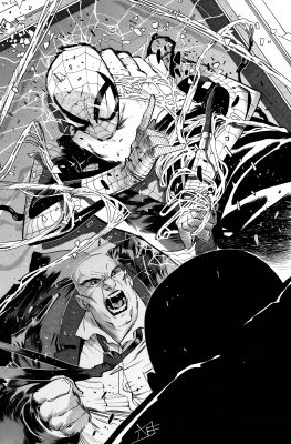 Continue Shopping | ULTIMATE SPIDER-MAN #23 FEDERICO VICENTINI COVER ART | Scott’s Collectables