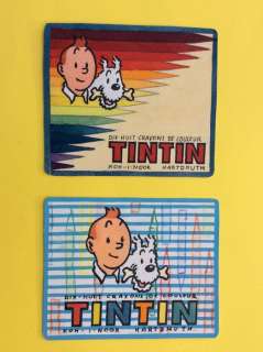 Studios Hergé | Ensemble de 2 dessins originaux couleurs directes  - Crayons de couleurs "Koh-i-Noor" (Années ’60) | Catawiki