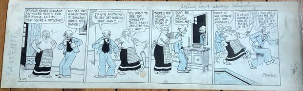 Martin Branner Original page - Winnie Winkle - 1927 | Catawiki