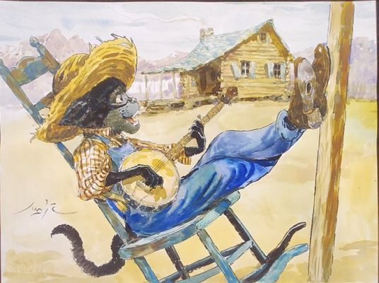 Smudja, Gradimir - 1 Original colour drawing - Jesse Owens | Catawiki