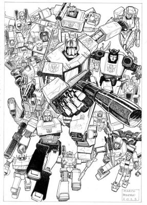 Foderà, Marco - 1 Original drawing - Transformers - 2025 | Catawiki