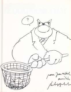 Geluck | Le Chat, Le quatrième chat (eo 91) agrémenté… | Millon