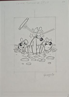 Gervasio, Marco - 1 Original cover - Topolino n. 2707 | Catawiki