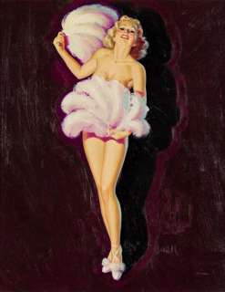 AL BUELL "The Fan Dancer." | Swann Galleries