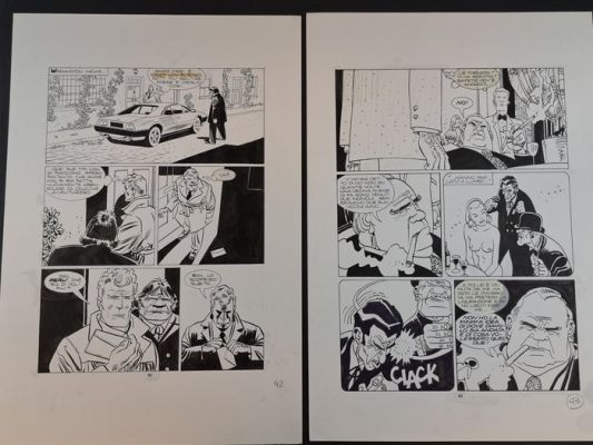 Alessandrini, Castelli - 2 Original page - Martin Mystère - New Atlantis