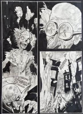 Bisley, Simon - Eastman, Kevin - 1 Original page - Fistful of Blood - 2001