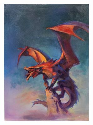 Ladon, Katerina - 1 Original drawing - Red Dragon - 2024