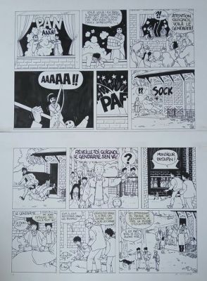 Wintz, Nicolas - 1 Original page - Les six compagnons - Le mystère Guignol - 1984 | Catawiki