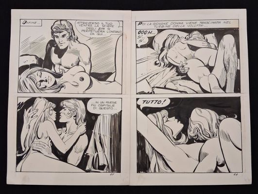 Giogio Cambiotti - 2 Original page - Vampirissimo | Catawiki