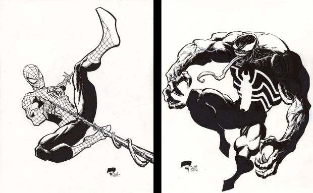 Robinson, Roger - Spider-Man & Venom Illustrations! | Comic Book Art Gallery