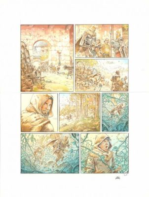 Grun | Planche originale n°38 - Les Hautes Herbes | Daniel Maghen