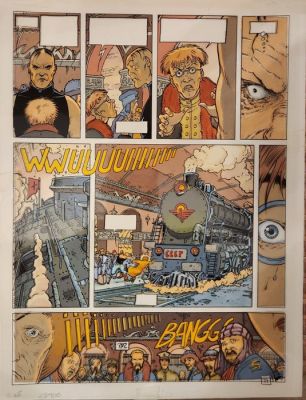 Adamov, Philippe - 1 Original page - Impératrice rouge - Impurs, T03, planche 21 - 2002 | Catawiki
