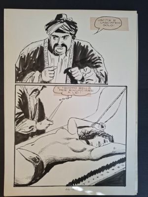 Milo Manara - 1 Original page - Jolanda de Almaviva - 1971 | Catawiki