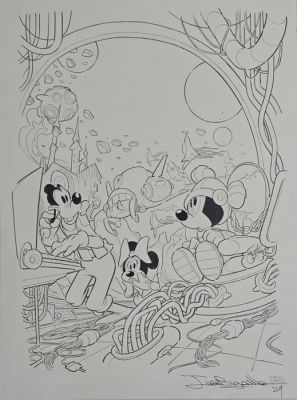 Bigarella,Ivan - 1 Original cover - Topolino e Le Cronache della Frontiera n. 3 | Catawiki