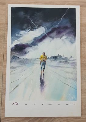 Rotundo, Massimo - 1 Original colour drawing - Tex - Tempête sur Galveston - 2017 | Catawiki