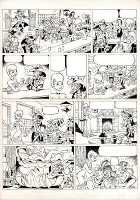Gürsel, Gürçan - 1 Original page - Rooie Oortjes/Blagues Coquines - De Pussycatman - 2001 | Catawiki