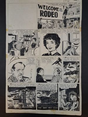 Breccia, Alberto - 1 Original page - Il Circo Tragico: Welcome to the Rodeo | Catawiki