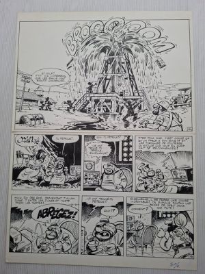 Berck - 1 Original page - Sammy - Heibel in de woestijn / Les pétroleurs du désert - 1977 | Catawiki