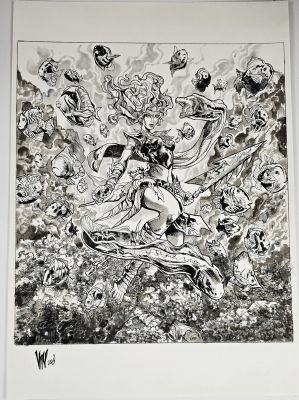 Continue Shopping | NAMORA MARVEL SNAP (VINCENZO RICCARDI ORIGINAL ART) | Scott’s Collectables