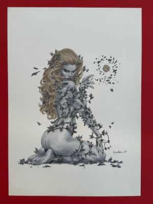 Julian Lopez - 1 Original drawing - Poison Ivy | Catawiki