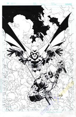 Tim Townsend and Greg Capullo - DEADPOOL/BATMAN #1 Cover