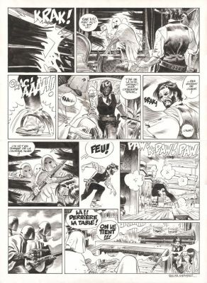 Ralph Meyer | Planche originale n°43 - Le Monde selon Oz - Undertaker | Daniel Maghen