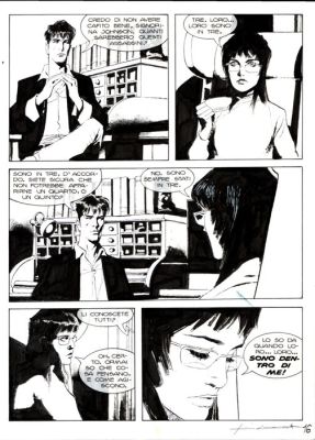 Roi, Corrado - 1 Original page - Dylan Dog #265 - "Reincarnazioni" - 2008