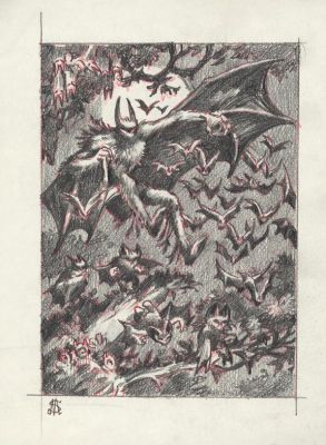 Stan Manoukian | Crayonné original, recherche - Once Upon a Time | Daniel Maghen