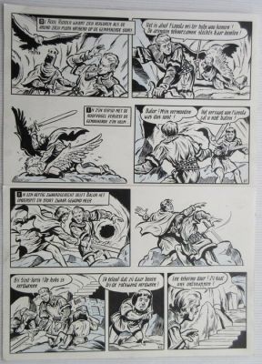Willy Vandersteen / Karel Verschueren - 1 Original page - De Rode Ridder - De galmende kinkhoorns - 1963 | Catawiki