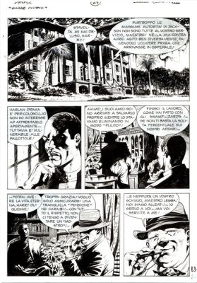 Dotti, Maurizio - 2 Original page - Dampyr #28 - "La banda dei morti viventi" - 2002 | Catawiki