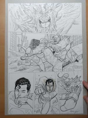 Marco Foderà - 1 Original page - Superman vs Doomsday | Catawiki
