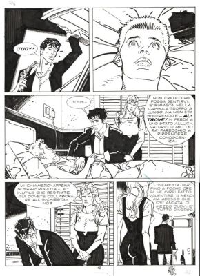 Siniscalchi, Luigi - 1 Original page - Dylan Dog #105 - "L‘orrenda invasione" - 1995