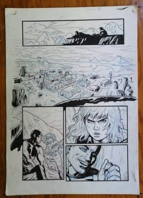 Atilio Rojo - 1 Original page - Line Of Defense (LOD) - 2014 | Catawiki