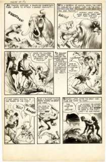 Frazetta, Frank - THUN’DA, KING OF THE CONGO #1 Interior Page | ComicConnect