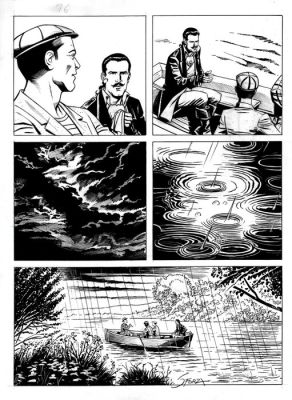 Sforza, Antonio - 1 Original page - Martin Mystère - I tre uomini che ridestarono Cthulhu - 2018 | Catawiki