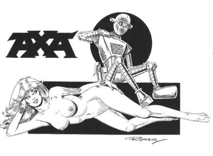 Romero, Enrique Badia | Original page  - Axa & Robot  - [2015] | Catawiki