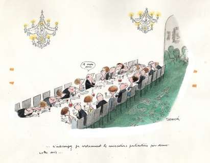 Sempé | ...N’interrompez pas constamment les… | Millon